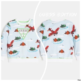 GUESS БЛУЗА ЦВЕТНА ЩАМПА SUMMER COLLECTION 2022