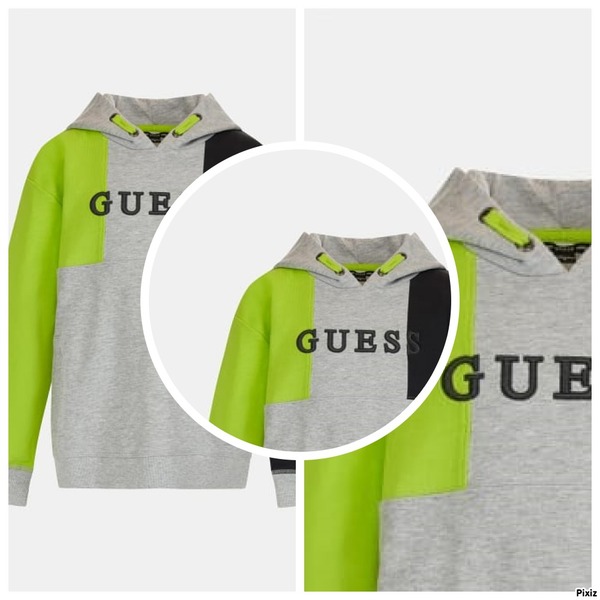 GUESS HOODIE БЛУЗА С КАЧУЛКА