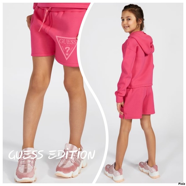 GUESS КЪСИ ПАНТАЛОНКИ STRAWBERRY ACTIVE SPRING COLLECTION 2022