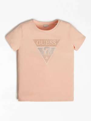GUESS ТЕНИСКА С КАМЪЧЕТА