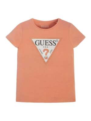 GUESS ТЕНИСКА С КАМЪЧЕТА