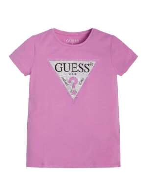 GUESS ТЕНИСКА С КАМЪЧЕТА