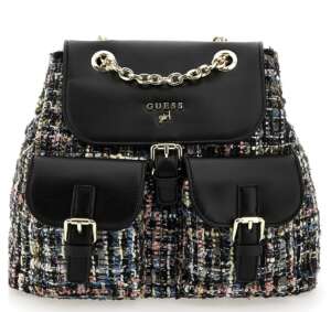 GUESS РАНИЦА БУКЛЕ С МЕТАЛНО ЛОГО