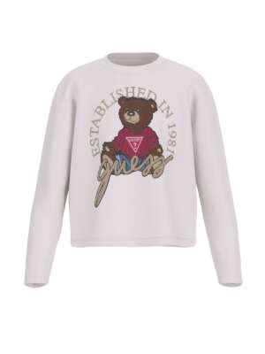 GUESS БЛУЗА С ДЪЛЪГ РЪКАВ BEARS