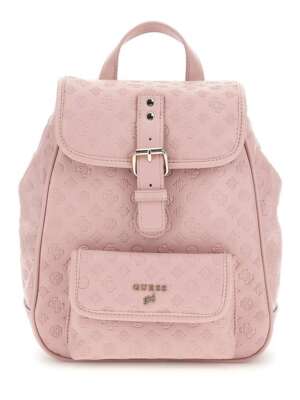 GUESS РАНИЧКА С БРАНДИРАНА ПОВЪРХНОСТ ЕКО КОЖА