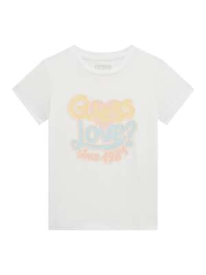 GUESS Тениска с гумирана щампа GUESS Тениска с гумирана щампа