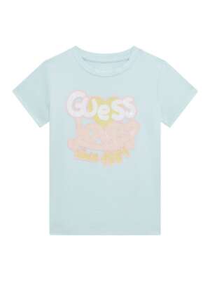 GUESS Тениска с гумирана щампа