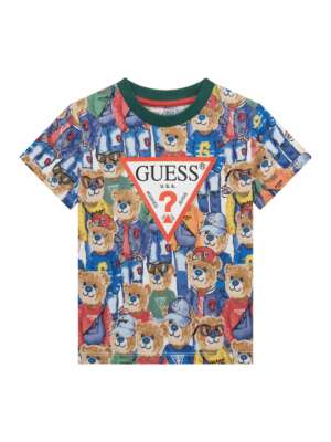 GUESS ТЕНИСКА С ГУМИРАНА ЩАМПА BEARS GUESS ТЕНИСКА С ГУМИРАНА ЩАМПА BEARS