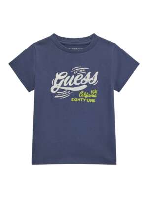 GUESS Тениска с щампа надпис GUESS Тениска с щампа надпис