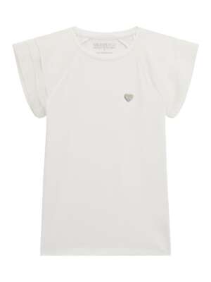 Guess Нежна тениска с тюлени ръкави