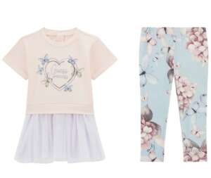 Guess kids Комплект от 2 части в нежни тонове