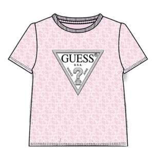 Guess kids Тениска с гумирана щампа