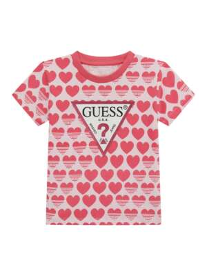 GUESS Тениска с гумирана щампа