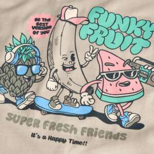 Boboli Тениска с цветен принт FUNKY FRUIT
