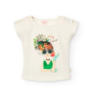 Boboli Красива бяла тениска CHIC COLLECTION