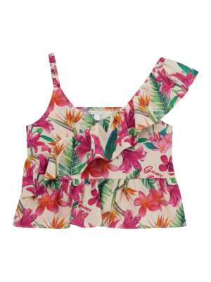 GUESS Красиво лятно потниче вискоза TROPIC
