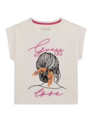 GUESS Тениска с красива бродерия