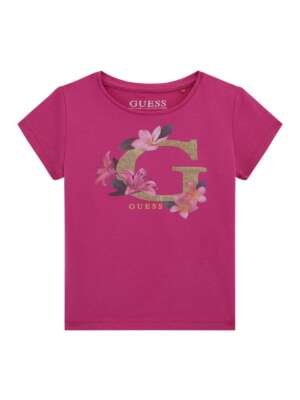 GUESS Тениска с красива щампа за момиче GUESS Тениска с красива щампа за момиче